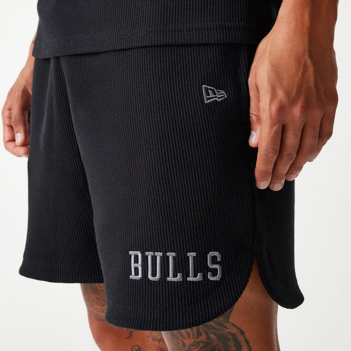 Chicago Bulls NBA Waffle Black Shorts-klyvox