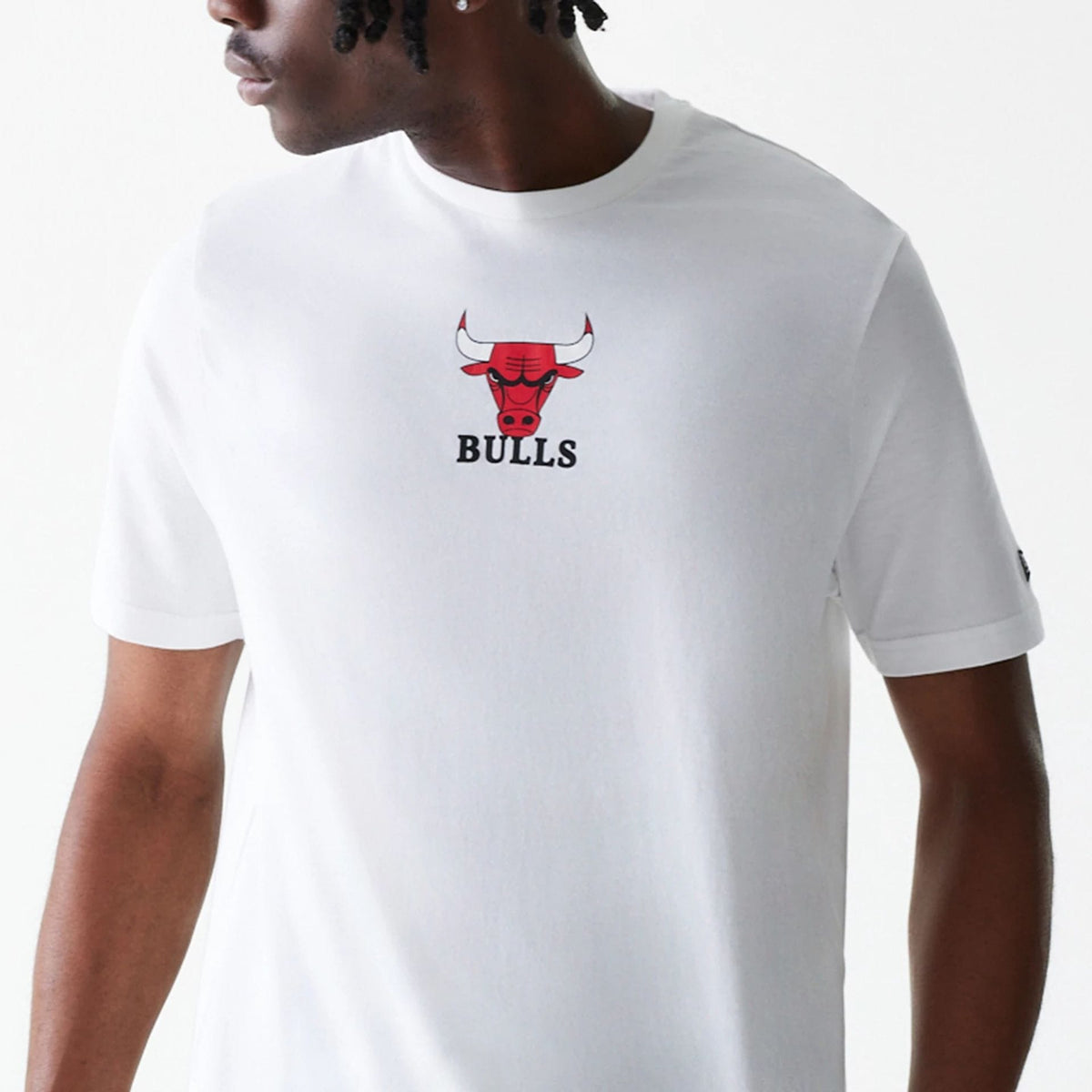 Chicago Bulls NBA Logo White T-Shirt-klyvox