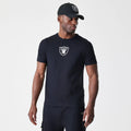 Las Vegas Raiders NFL Logo Black T-Shirt-klyvox