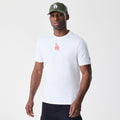 LA Dodgers MLB Logo White T-Shirt-klyvox