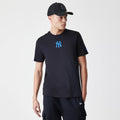 New York Yankees MLB Logo Black T-Shirt-klyvox