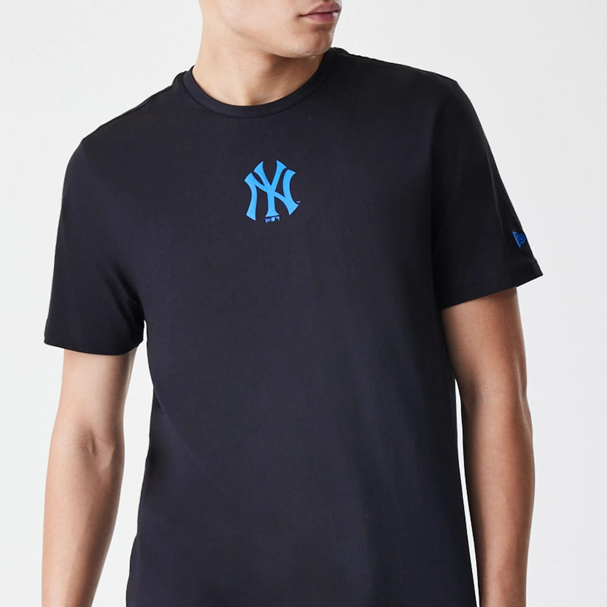 New York Yankees MLB Logo Black T-Shirt-klyvox