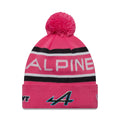 Alpine Racing Youth Replica Pierre Gasly Pink Cuff Knit Beanie Hat-klyvox