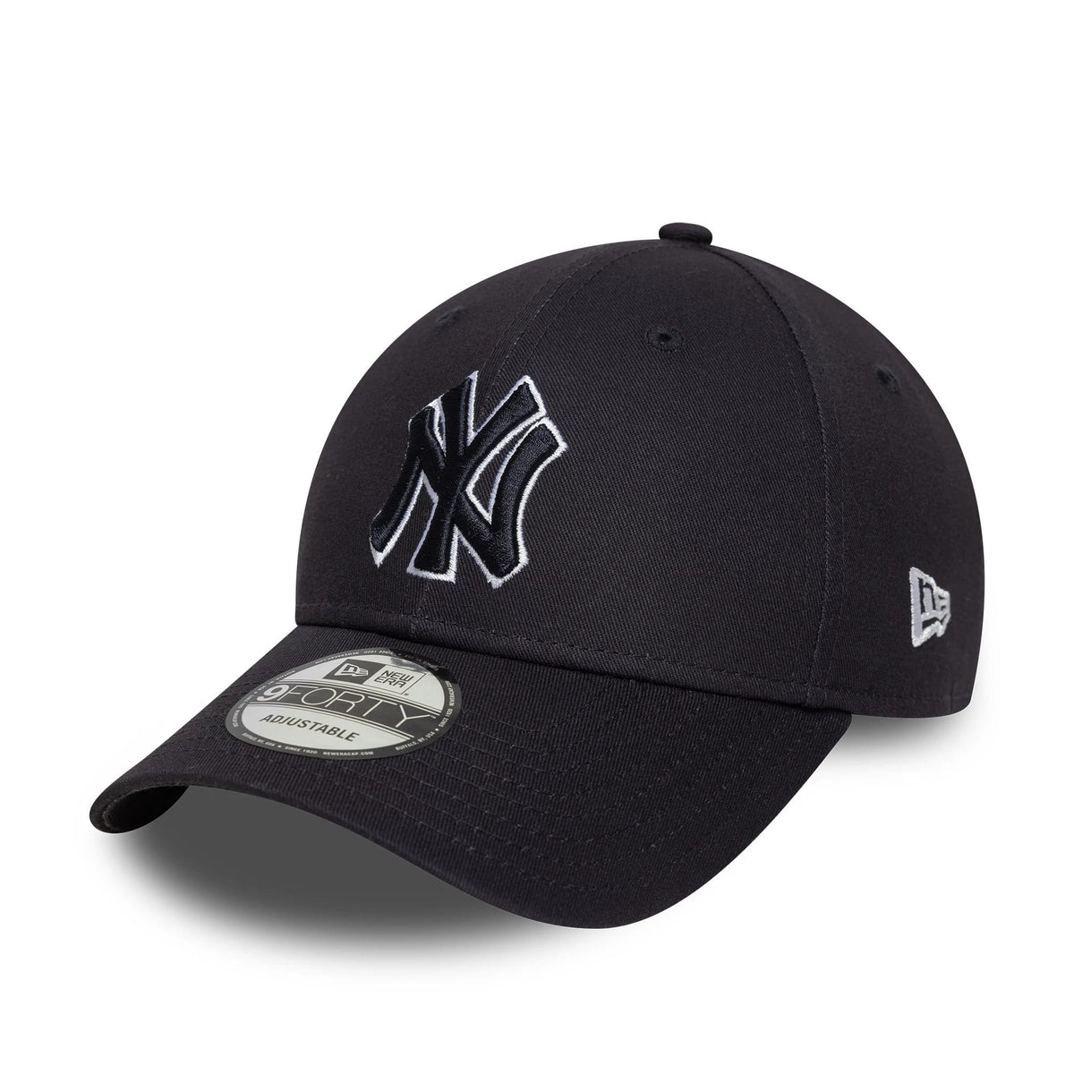New York Yankees MLB Outline Navy 9FORTY Adjustable Cap-klyvox