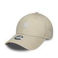New York Yankees Womens MLB Mini Logo Cream 9FORTY Adjustable Cap-klyvox