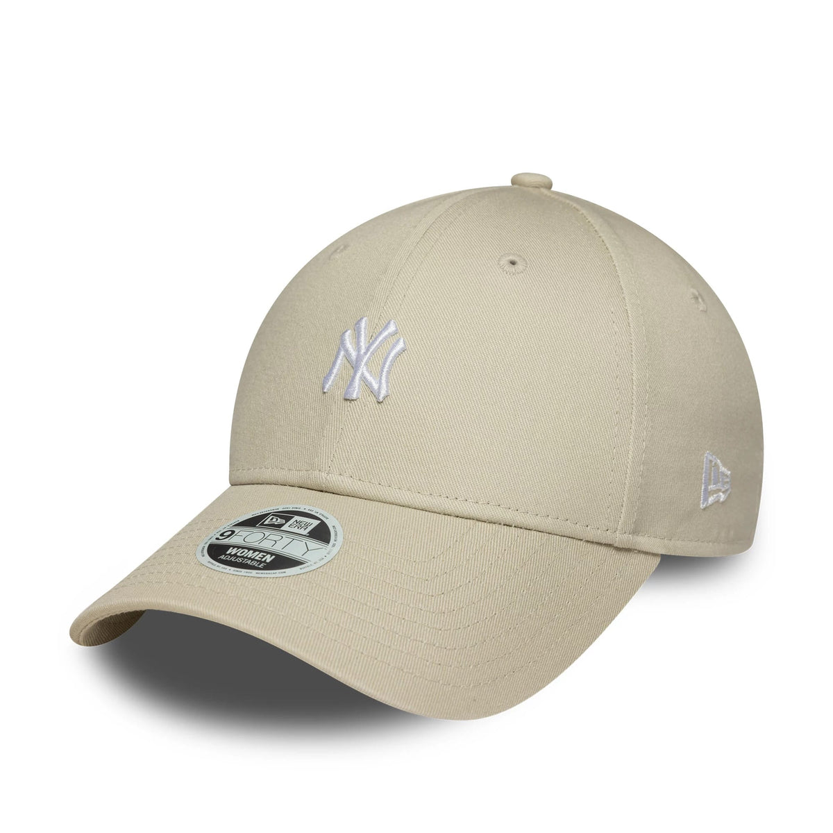 New York Yankees Womens MLB Mini Logo Cream 9FORTY Adjustable Cap-klyvox
