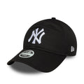 New York Yankees Womens MLB League Essential Black 9TWENTY Adjustable Cap-klyvox