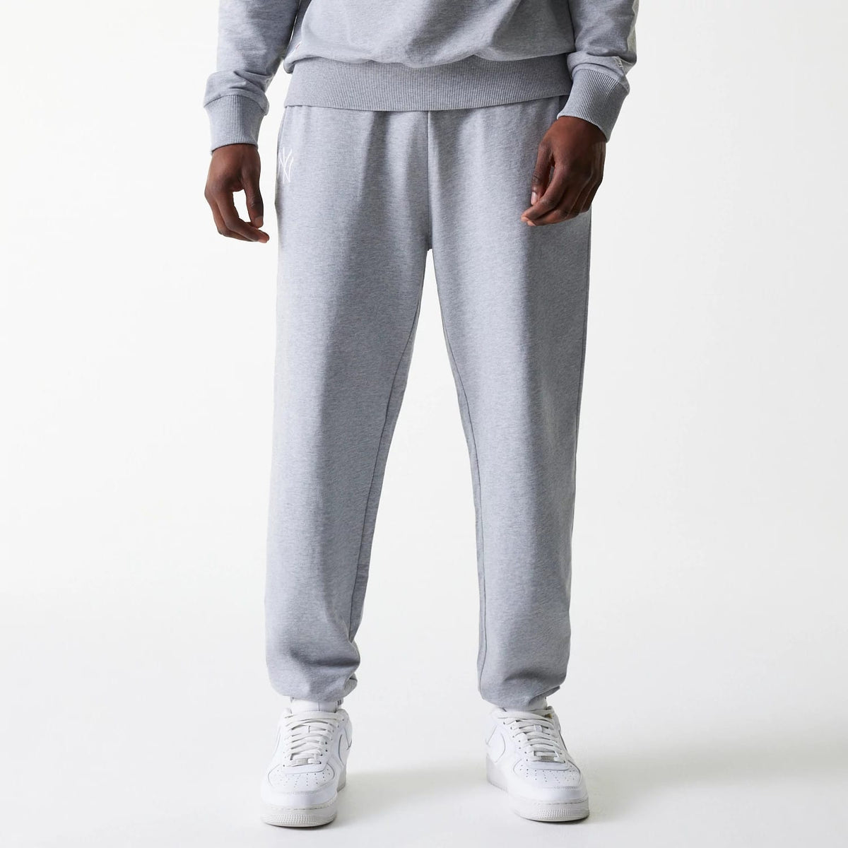 New York Yankees MLB League Essential Midi French Terry Grey Joggers-klyvox