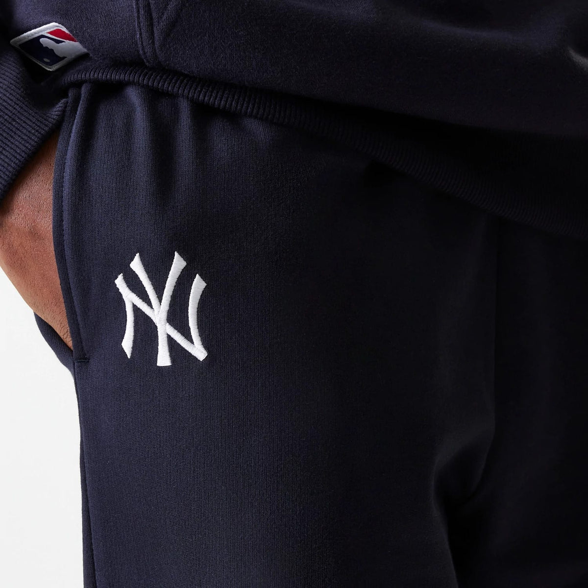New York Yankees MLB League Essential Midi French Terry Navy Joggers-klyvox