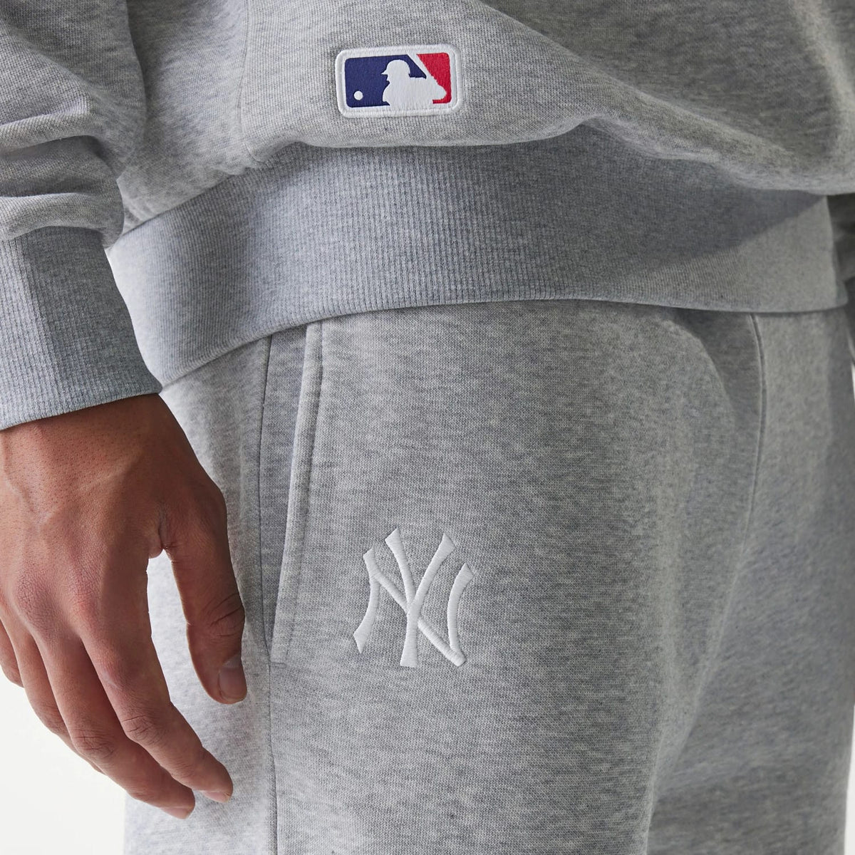 New York Yankees MLB League Essential Grey Joggers-klyvox