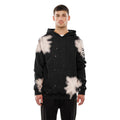 New York Yankees MLB Bleach Out Black Pullover Hoodie-klyvox