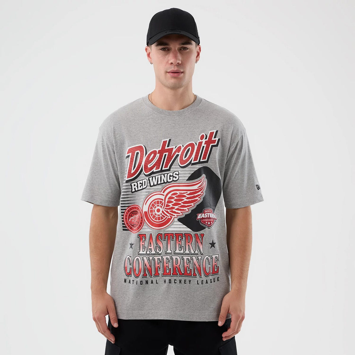 Detroit Red Wings NHL Sport Classic Grey T-Shirt-klyvox