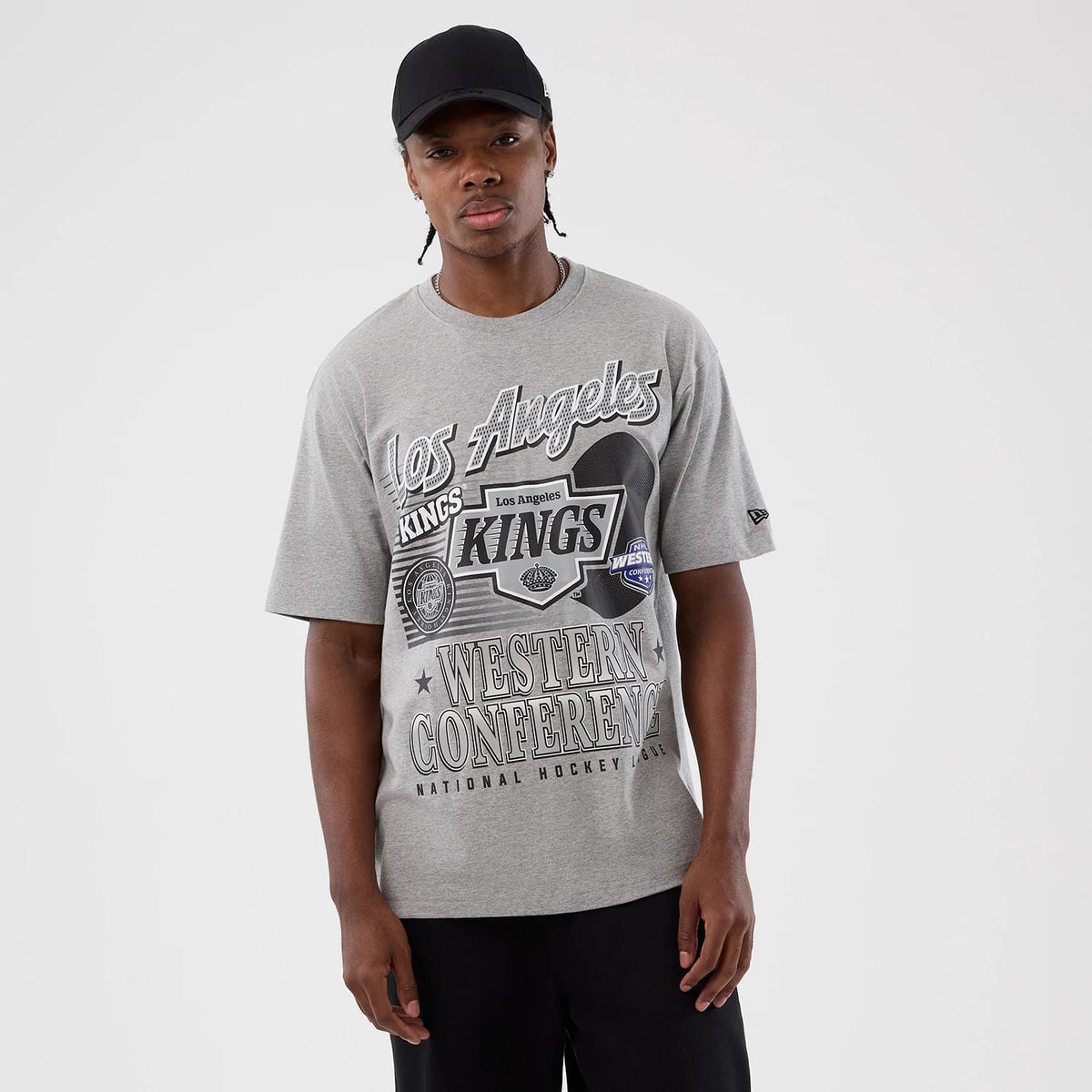 LA Kings NHL Sport Classic Grey T-Shirt-klyvox