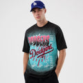 LA Dodgers MLB Life Graphic Black T-Shirt-klyvox