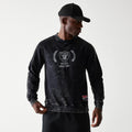 Las Vegas Raiders NFL Throwback Black Crew Neck Sweater-klyvox