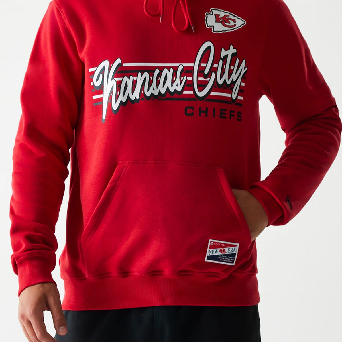 Kansas City Chiefs NFL Throwback Red Pullover Hoodie-klyvox