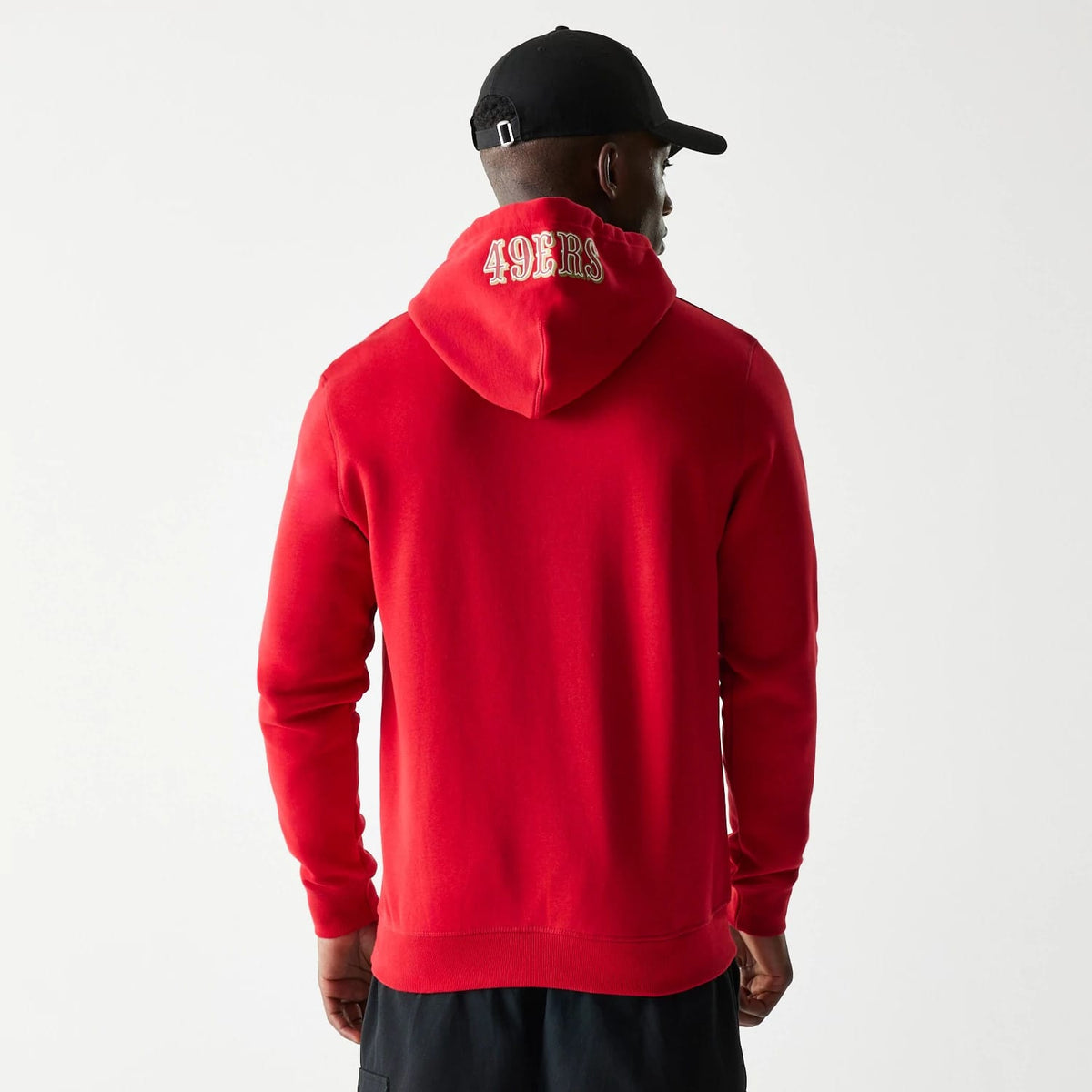 San Francisco 49ers NFL Throwback Red Pullover Hoodie-klyvox