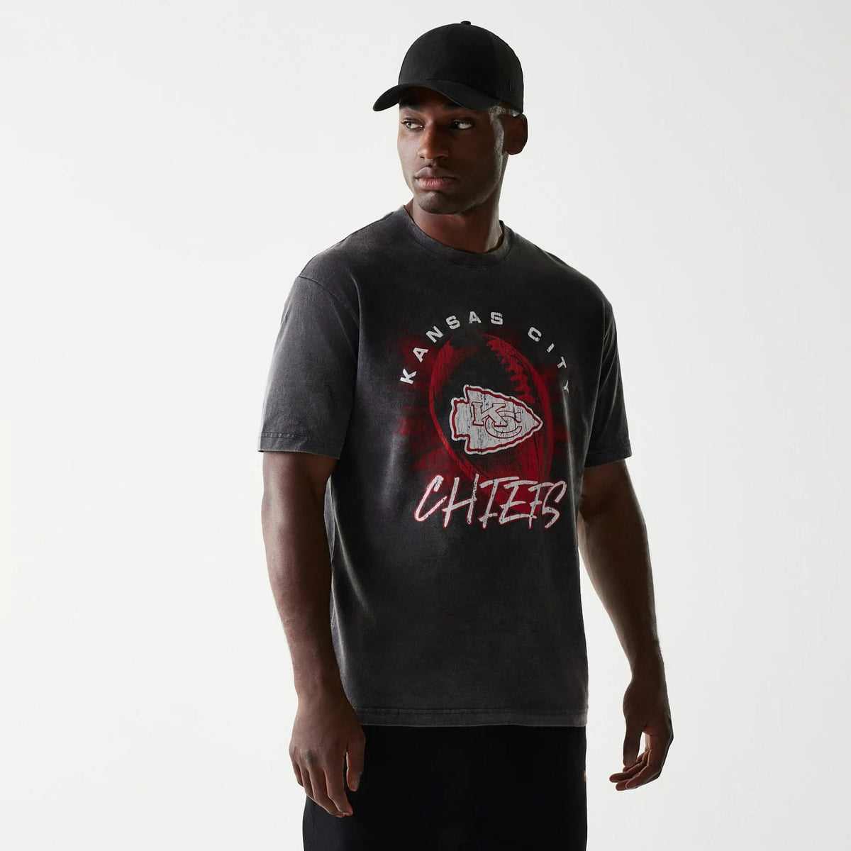 Kansas City Chiefs NFL Sport Night Black T-Shirt-klyvox
