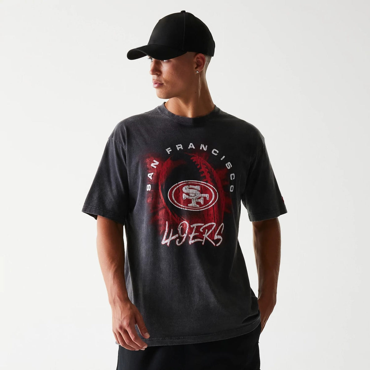 San Francisco 49ers NFL Sport Night Black T-Shirt-klyvox