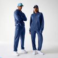 LA Dodgers MLB Midi League Essential Dark Blue Oversized Full Zip Hoodie-klyvox