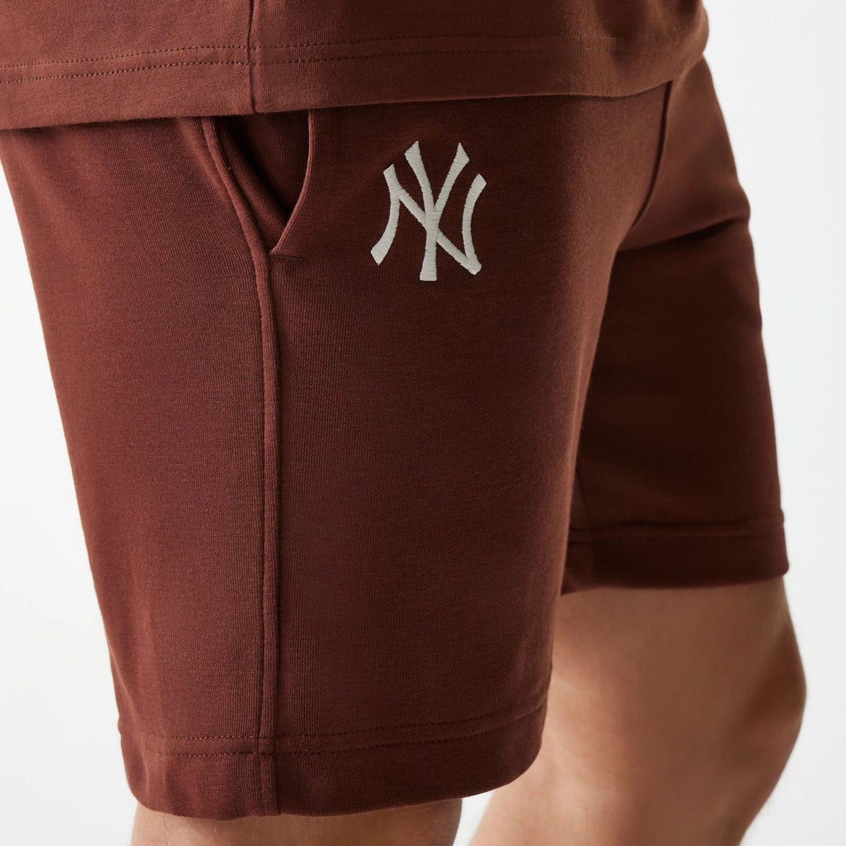 New York Yankees MLB Midi League Essential Brown Shorts-klyvox