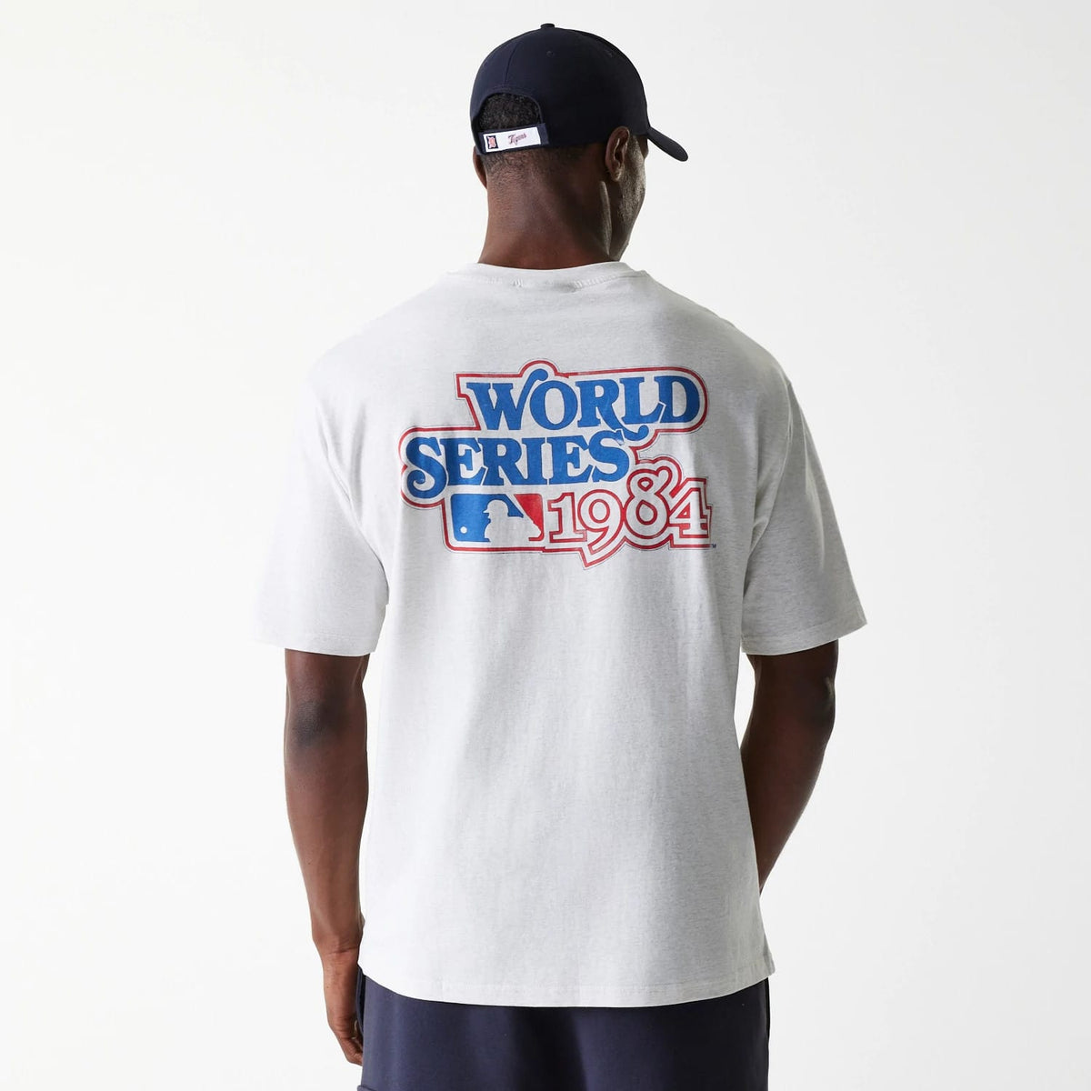 Detroit Tigers MLB World Series Pastel Grey Oversized T-Shirt-klyvox
