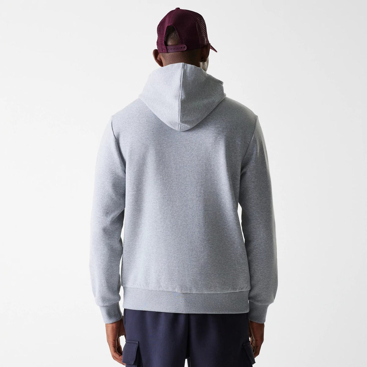 LA Dodgers MLB Wordmark Grey Pullover Hoodie-klyvox