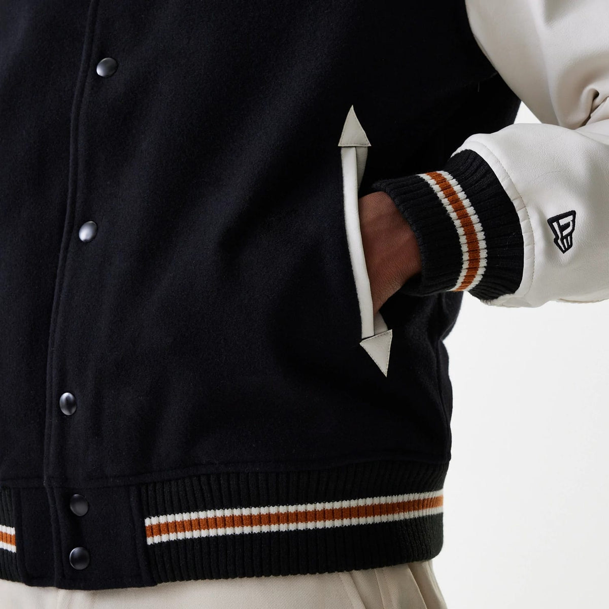 New York Yankees MLB Wordmark Black Varsity Jacket-klyvox