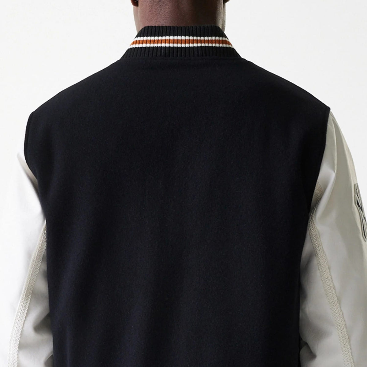 New York Yankees MLB Wordmark Black Varsity Jacket-klyvox