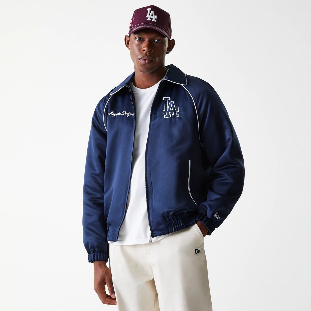 LA Dodgers MLB Navy Club Jacket-klyvox