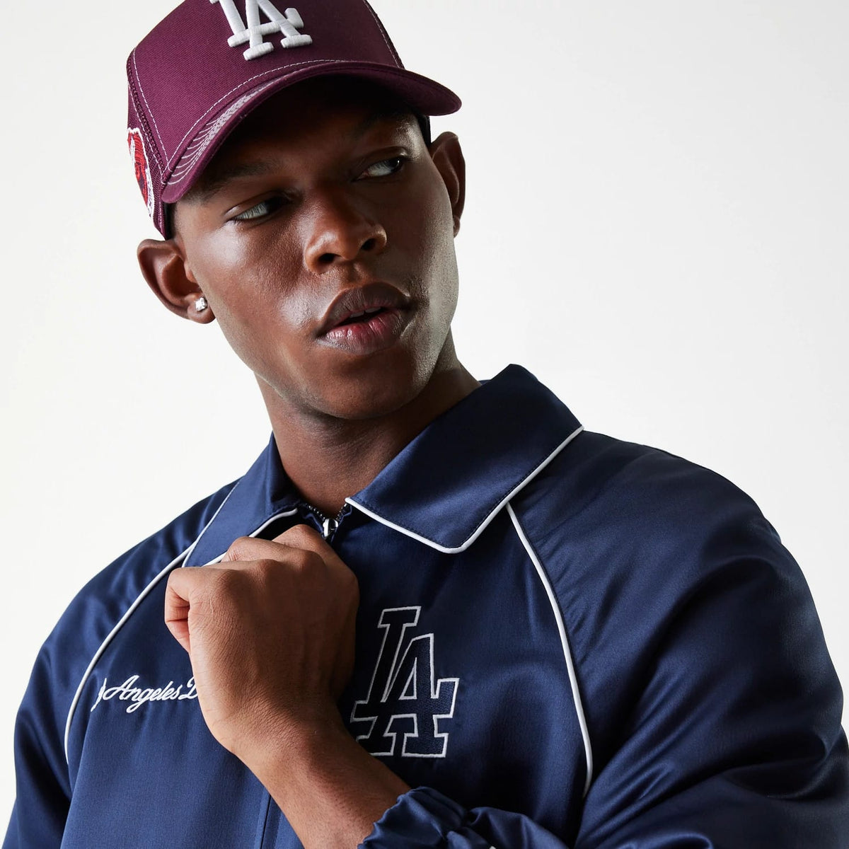 LA Dodgers MLB Navy Club Jacket-klyvox