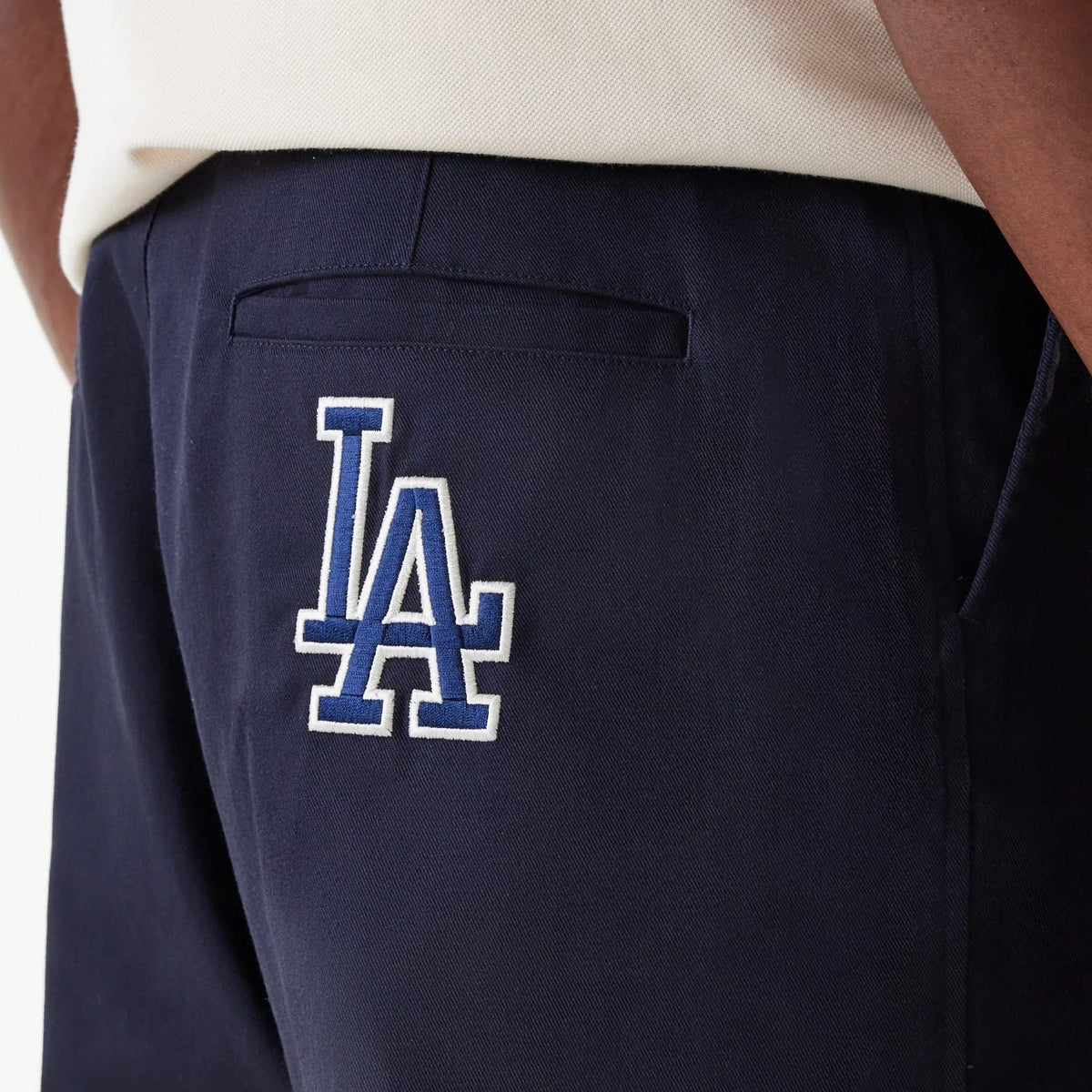 LA Dodgers MLB Navy Chino Trousers-klyvox