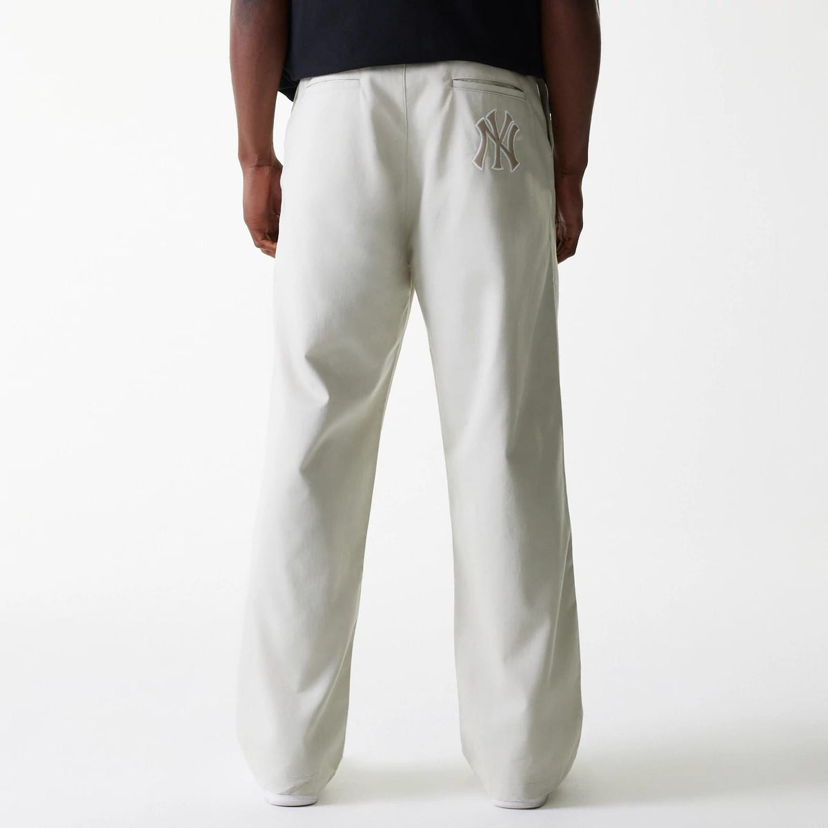 New York Yankees MLB Light Beige Chino Trousers-klyvox
