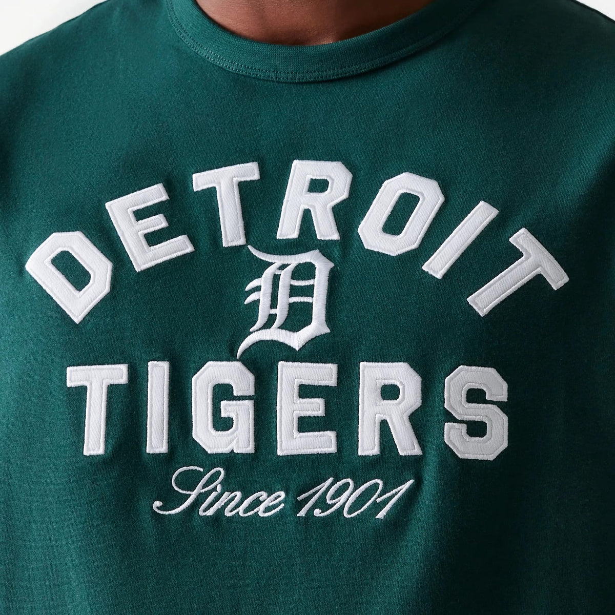 Detroit Tigers MLB Heritage Dark Green Oversized T-Shirt-klyvox