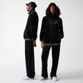 New York Yankees MLB Velour Black Track Pants-klyvox