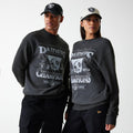 Las Vegas Raiders NFL Washed Super Bowl Grey Oversized Crew Neck Sweater-klyvox