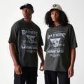 Las Vegas Raiders NFL Washed Super Bowl Grey Oversized T-Shirt-klyvox