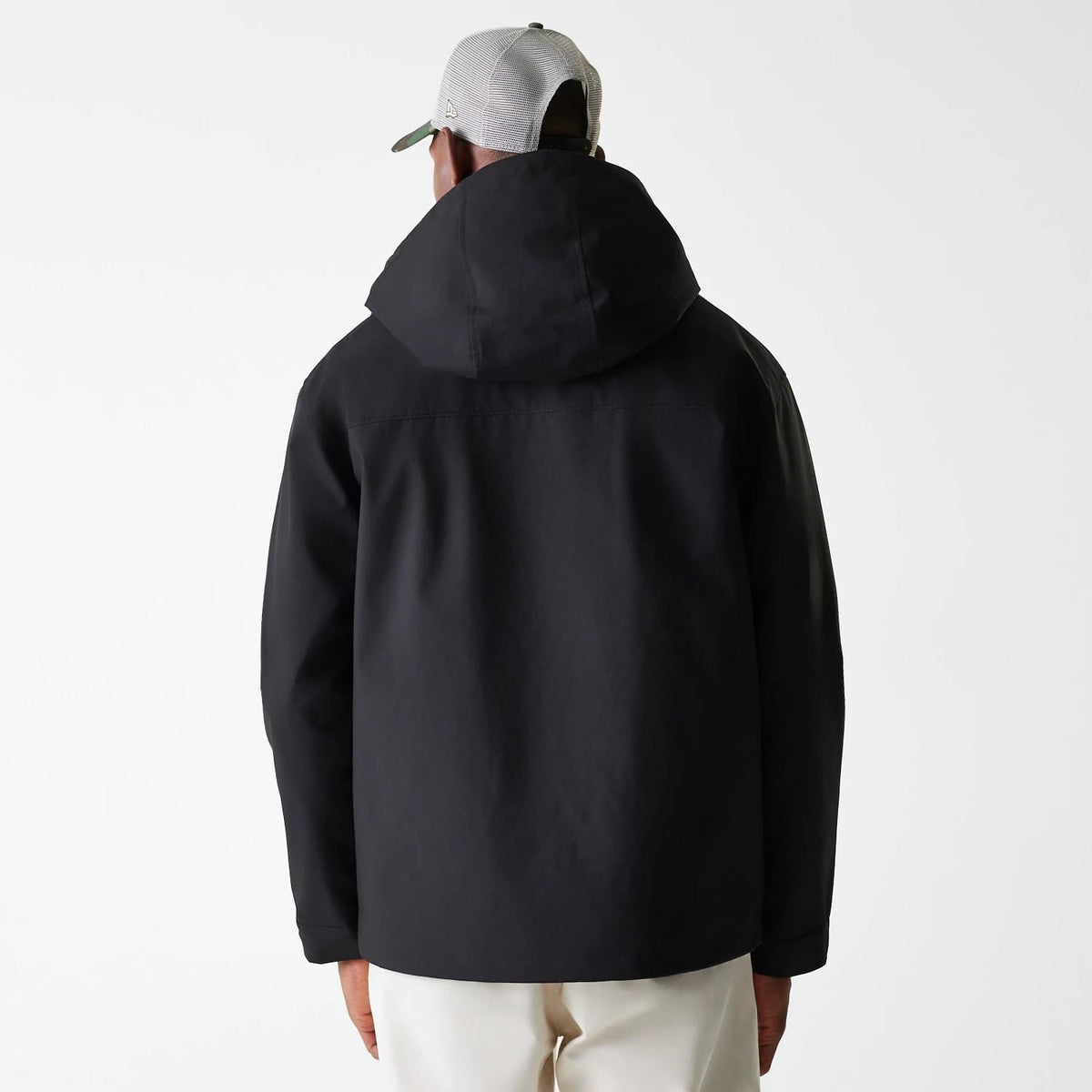 New Era Black Coach Jacket-klyvox