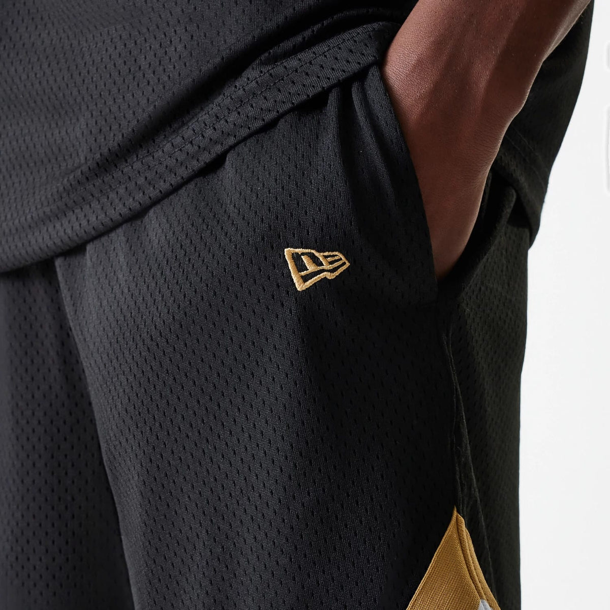 San Francisco 49ers NFL Mesh Black Shorts-klyvox