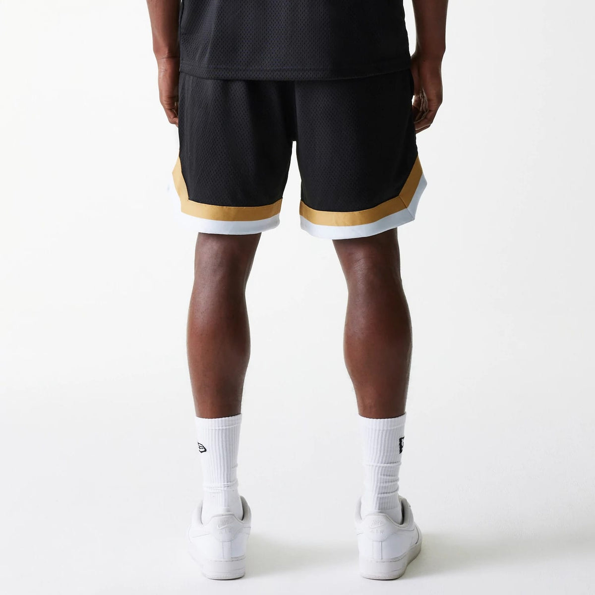 San Francisco 49ers NFL Mesh Black Shorts-klyvox