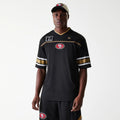 San Francisco 49ers NFL Mesh Black Jersey-klyvox