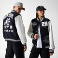 New Era Patch Black Varsity Jacket-klyvox