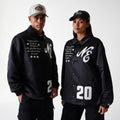 New Era Black Coaches Jacket-klyvox