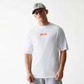 New Era Graphic White Oversized T-Shirt-klyvox