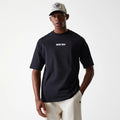 New Era Graphic Black Oversized T-Shirt-klyvox