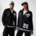New Era Knit Black Cardigan-klyvox