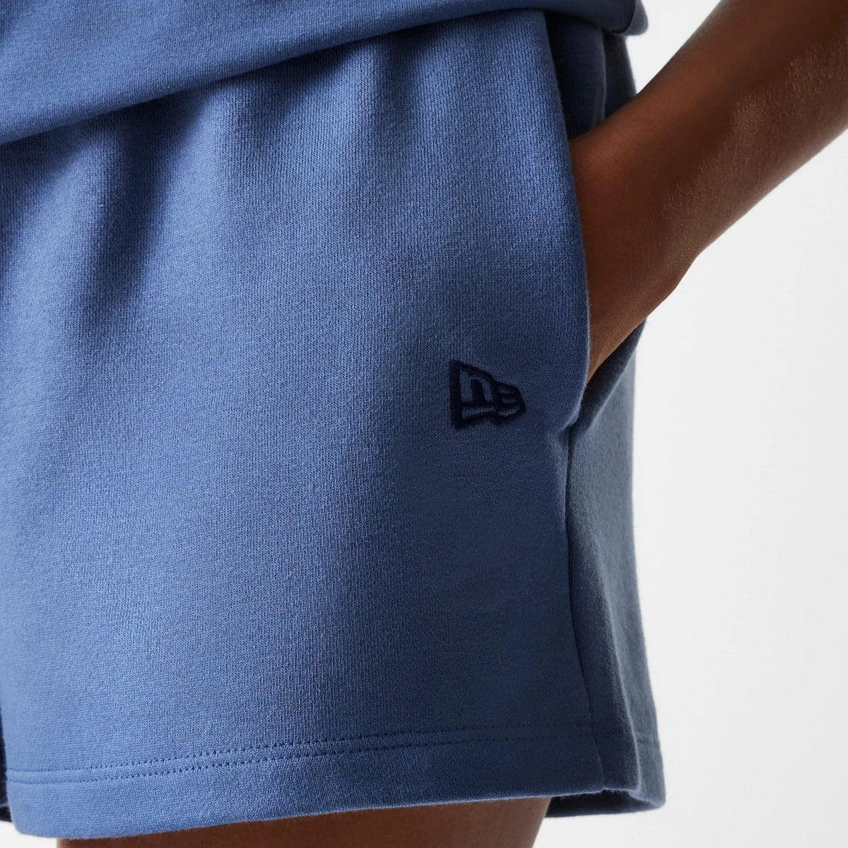 LA Dodgers Womens MLB Midi League Essential Dark Blue Shorts-klyvox