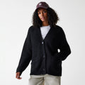 New York Yankees Womens MLB Knit Black Cardigan-klyvox