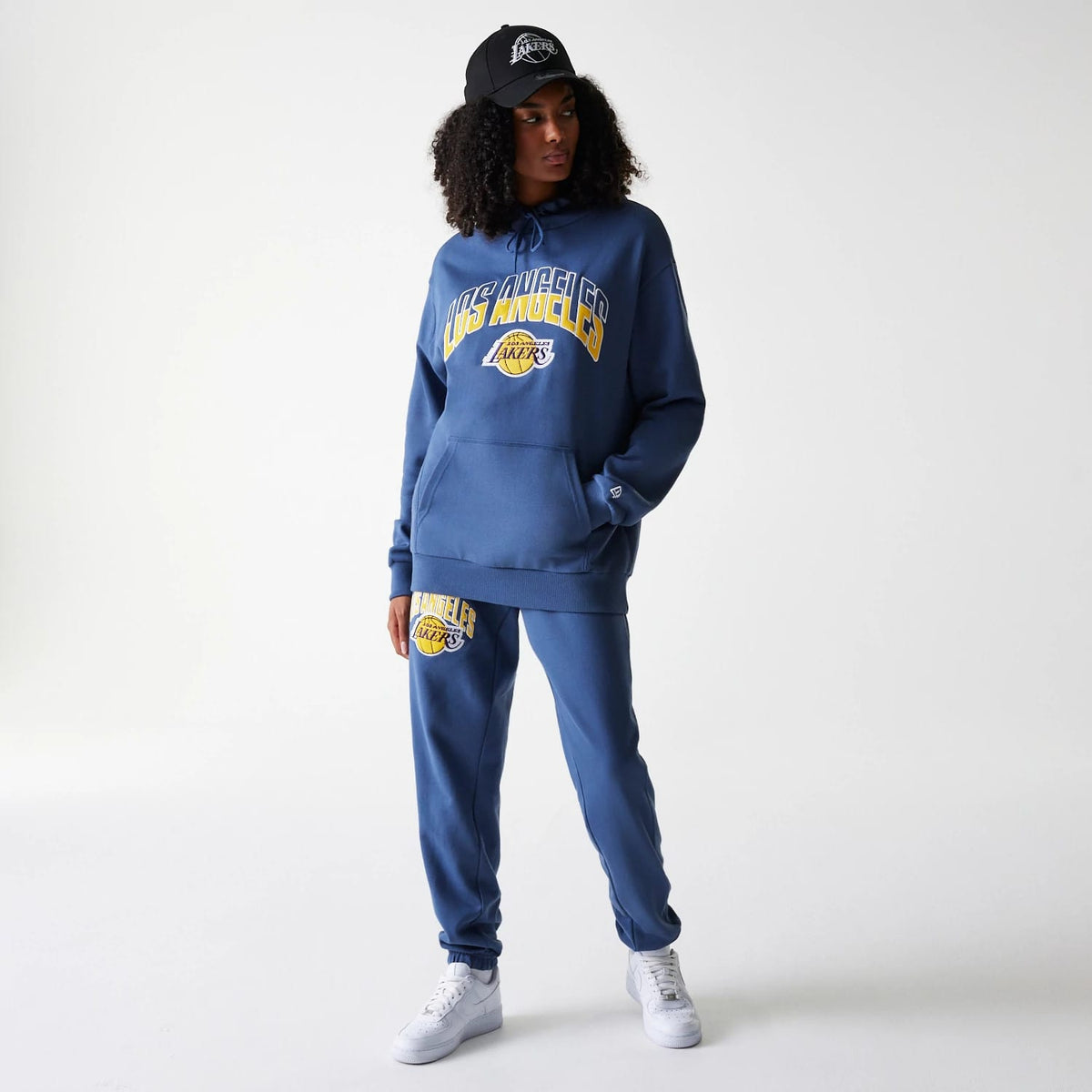 LA Lakers NBA Arch Graphic Dark Blue Joggers-klyvox