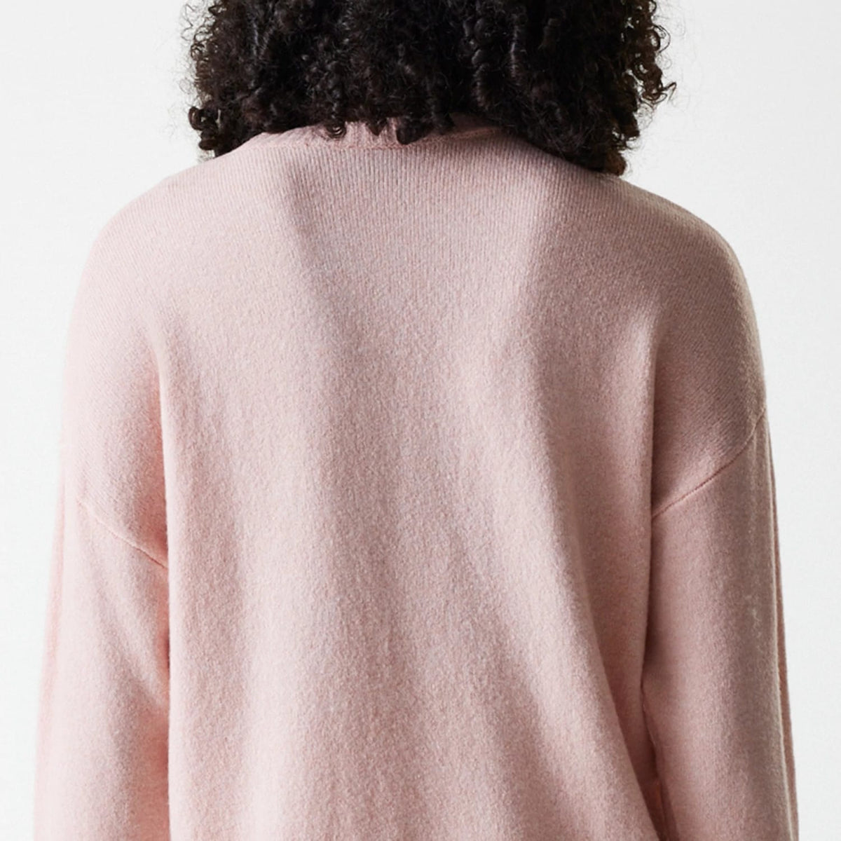 New York Yankees Womens MLB Knit Pastel Pink Crew Neck Sweater-klyvox